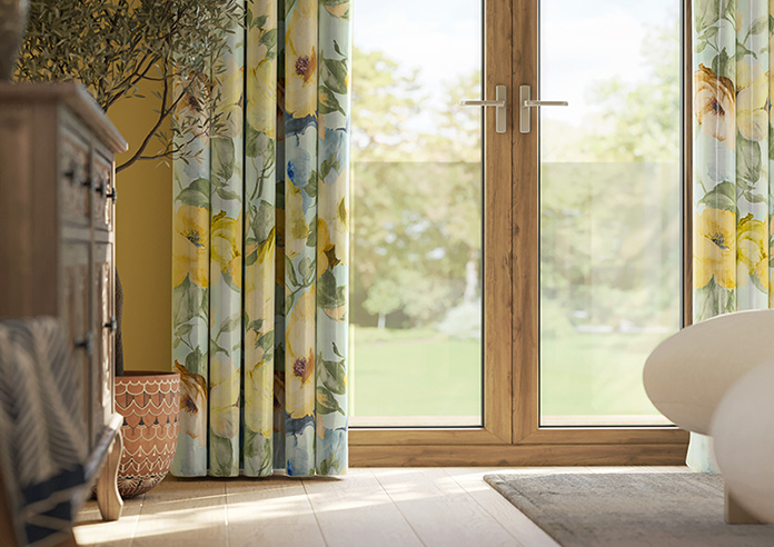 Amelia Faux Silk, Buttercup Mist - Made to Measure Curtain - Image 5